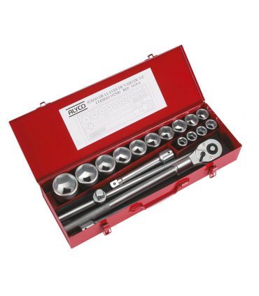 Set de douilles 3/4 18 pièces ALYCO 192580