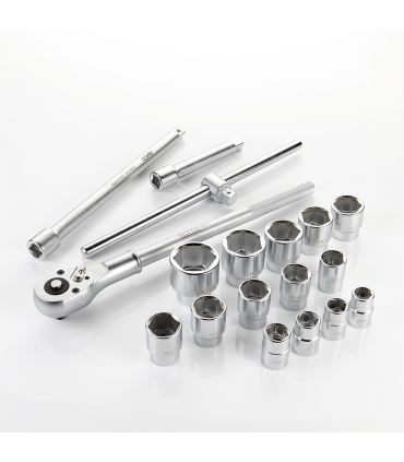 Set de douilles 3/4 18 pièces ALYCO 192580