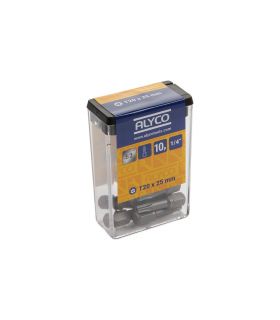 Embout de tournevis 1/4 torx inv t25x25 mm ALYCO 193593