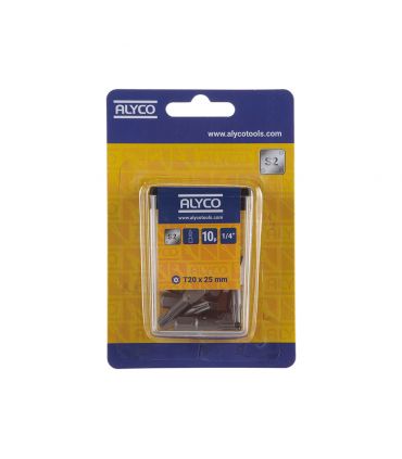 Embout de tournevis 1/4 torx inv t40x25 mm ALYCO 193596