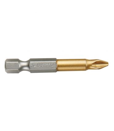 Embout tournevis 1/4 tin ph1x50 mm ALYCO 193646