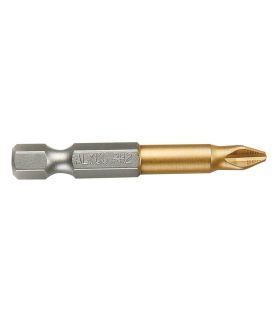 Embout tournevis 1/4 tin ph2x50 mm ALYCO 193647