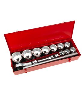 Set de douilles 1 bi-hex. 14 pièces ALYCO 194820