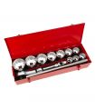Set de douilles 1 bi-hex. 14 pièces ALYCO 194820