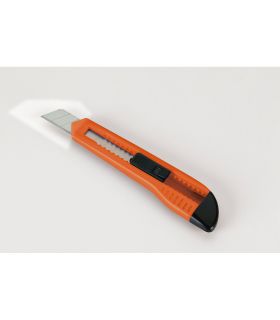Cutter lame fragmentable 18 mm avec guide plastique alyco orange ALYCO 195625