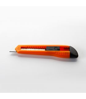 Cutter lame fragmentable 18 mm avec guide plastique alyco orange ALYCO 195625