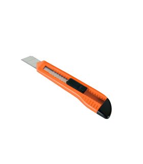 Cutter 9 mm lame fragmentable avec guide plastique alyco orange ALYCO 195630
