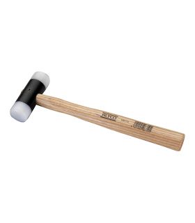 Marteau à embouts nylon 28 mm manche bois ALYCO 196705