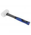 Maillet caoutchouc blanc 455 gr manche fibre ALYCO 196787