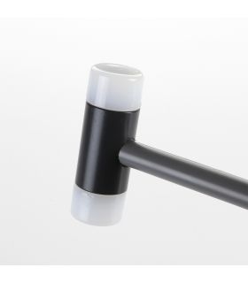 Marteau à embouts nylon 34 mm manche métallique ALYCO 196810