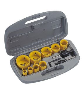 Set 9 couronnes p/élec-plomb. b/plastique ALYCO 197170
