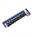 Set 10 douilles percussion 1/2 10-22 mm ALYCO 198233