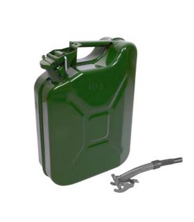 Bidon métallique 10 l (jerrycan) + goulot flex. ALYCO 198870