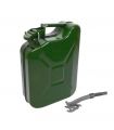 Bidon métallique 10 l (jerrycan) + goulot flex. ALYCO 198870
