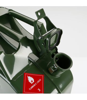 Bidon métallique 20 l (jerrycan) + goulot flex. ALYCO 198875