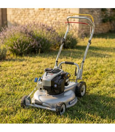 Tondeuse thermique 53 cm 163cm³, mulching réinventé, traction et démarrage électrique - GRIN HM53A-INSTART