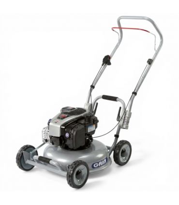 Tondeuse thermique 46cm, mulching pulvérisateur sans bac, démarrage électrique - GRIN HM46-INSTART