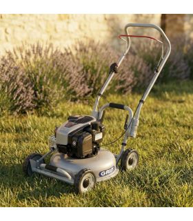 Tondeuse thermique 46cm, mulching pulvérisateur sans bac, démarrage électrique - GRIN HM46-INSTART