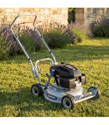 Tondeuse thermique 46 cm, moteur Honda GCV170, 166 cm³, mulching ultra-fin - GRIN HM46-HONDA