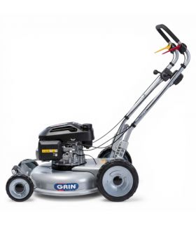 Tondeuse thermique moteur Honda 201 cm³, coupe mulching 53 cm, pour 3000 m² - GRIN PM53A-HONDA