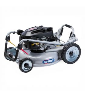 Tondeuse thermique moteur Honda 201 cm³, coupe mulching 53 cm, pour 3000 m² - GRIN PM53A-HONDA