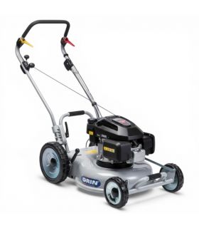 Tondeuse essence tractée 46 cm pour professionnels, mulching, moteur Honda 201cm³ - GRIN PM46A-HONDA