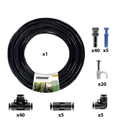 Geyser kit 100 m ø 6 mm kit brumisation STOCKER 4210