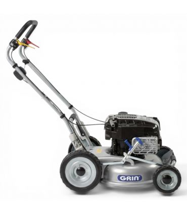 Tondeuse à gazon professionnelle tractée moteur Briggs Stratton 190 cm³, mulching 46 cm - GRIN PM46A