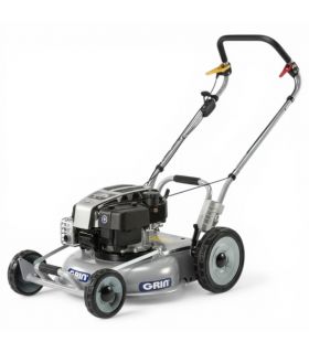 Tondeuse à gazon professionnelle tractée moteur Briggs Stratton 190 cm³, mulching 46 cm - GRIN PM46A