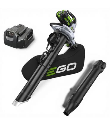 Souffleur aspirateur broyeur 3 en 1 56V sans fil, avec batterie 5Ah et chargeur - EGO LV5004E