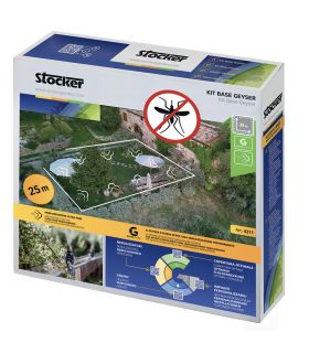 Pack nébuliseur anti-moustique 2L + Kit Geyser de balcon 25m de tuyau STOCKER PACK-STOC-440-25 