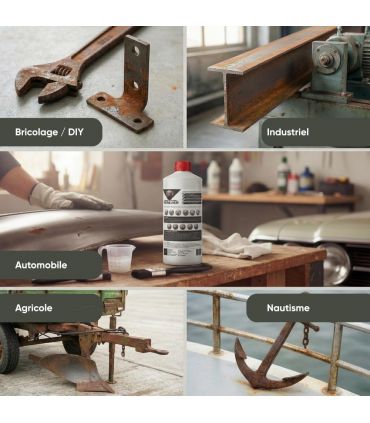 Convertisseur de rouille FEREVER CV01 - bidon 500 ml