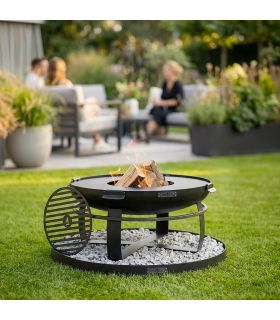 Braséro VIKING 80cm plaque cuisson grille incluse CookKing PACK-111262-2