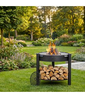 Braséro MONTANA 80cm plancha grille combinée CookKing PACK-111363-2