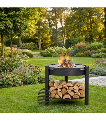 Braséro MONTANA 80cm plancha grille combinée CookKing PACK-111363-2