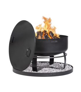 Braséro VIKING XXL 80cm acier profond couvercle CookKing PACK-111562-2