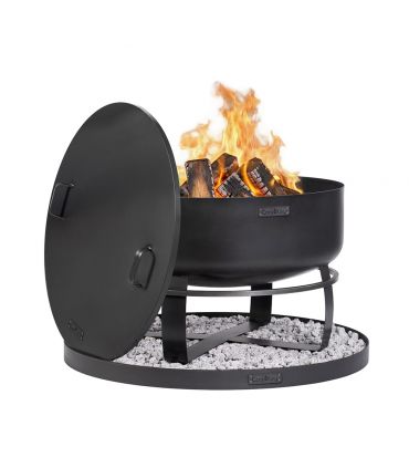 Braséro VIKING XXL 80cm acier profond couvercle CookKing PACK-111562-2
