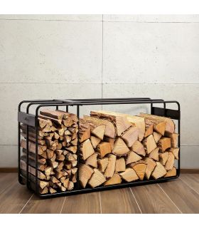 Porte bûches FLOX acier robuste design pratique CookKing 333255