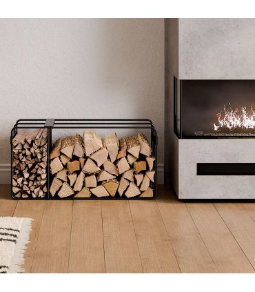 Porte bûches FLOX acier robuste design pratique CookKing 333255