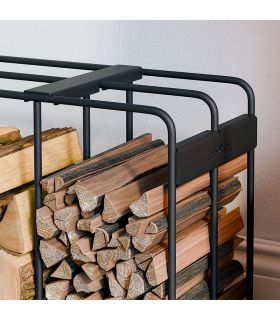 Porte bûches FLOX acier robuste design pratique CookKing 333255