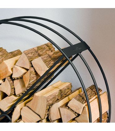 Porte bûches RONDO acier robuste grande capacité CookKing 333258