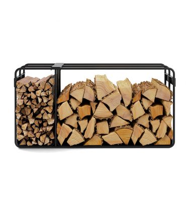 Porte bûches FLOX acier robuste design pratique CookKing 333255