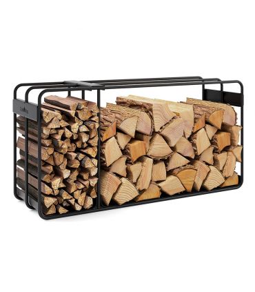 Porte bûches FLOX acier robuste design pratique CookKing 333255