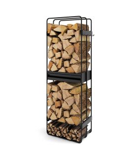 Porte bûches LOFT acier robuste rangement pratique CookKing 333250