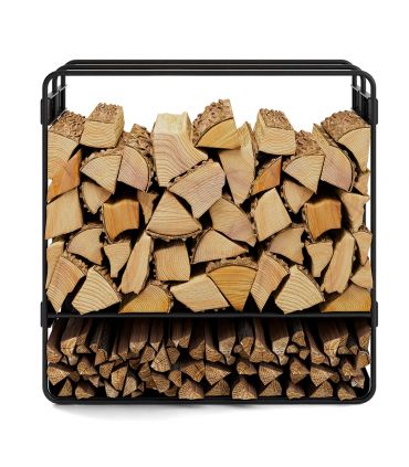 Porte bûches ZENO acier robuste rangement stable CookKing 333253