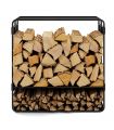 Porte bûches ZENO acier robuste rangement stable CookKing 333253