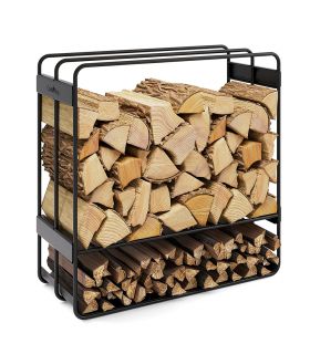 Porte bûches ZENO acier robuste rangement stable CookKing 333253