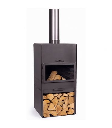 Cheminée extérieure acier robuste foyer performant CookKing 111500G