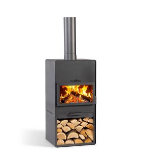 Cheminée extérieure acier robuste foyer performant CookKing 111500G