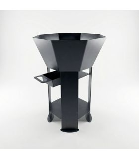 Braséro nu extérieur AKNOR, acier, thermolaqué, 60cm de diamètre - Jardin d'Acier RLD-AK-60